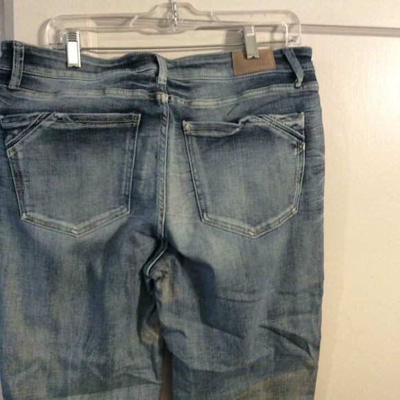 Bucket Black Fit No. 53 Womens Jeans 33x32 Boot Cut Double Button - Picture 5 of 6